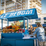 Le Bloom's Floral Cart Pop-Up at Knox Street in Dallas Texas