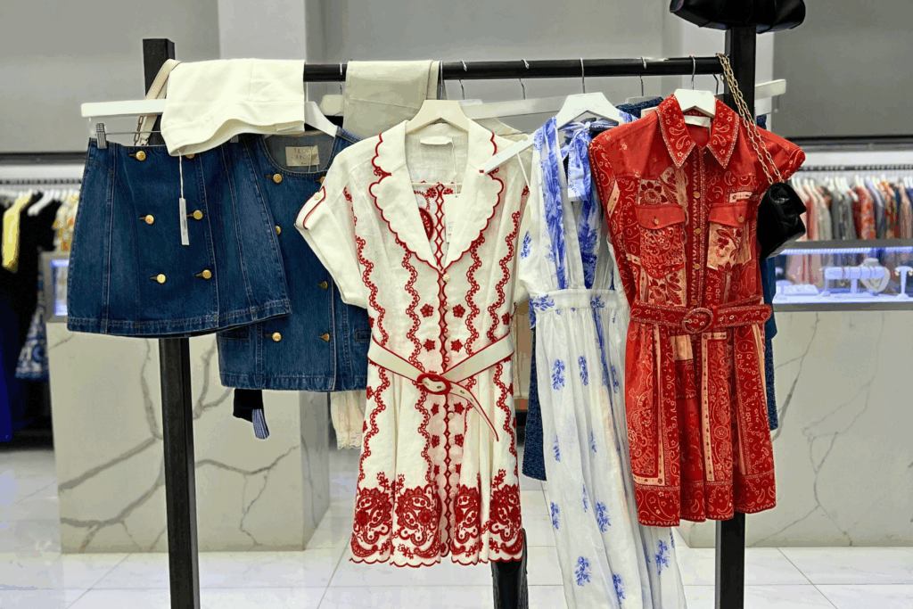 Fall gameday looks from Planet Bardot boutique in Dallas, Texas at Knox Street.