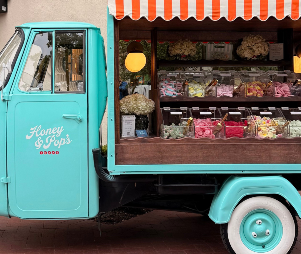 Honey & Pop’s Swedish Candy Cart Pop-Up