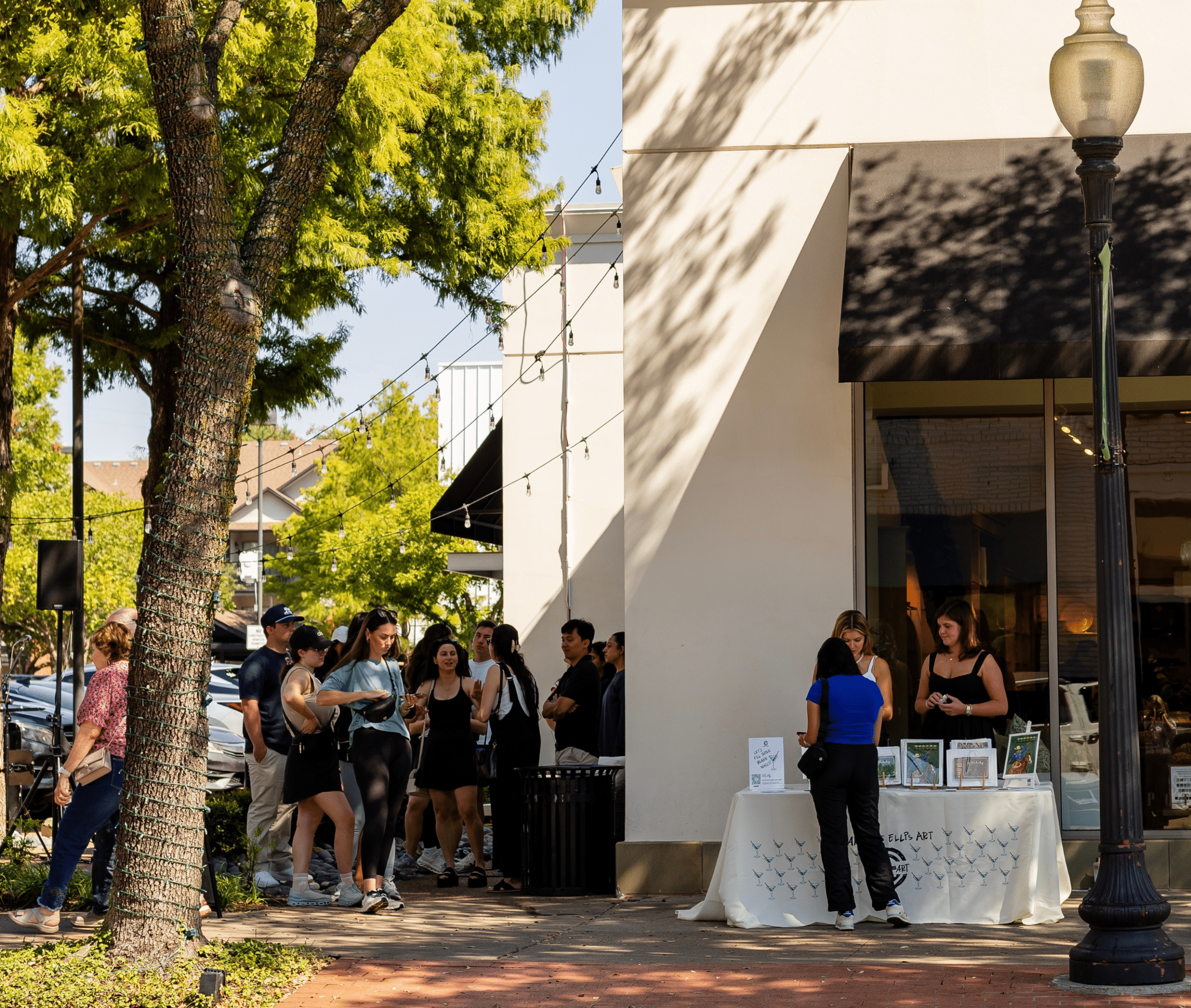 Caroline Ellis, a Dallas-based artist, hosting a pop-up shop at Knox Street